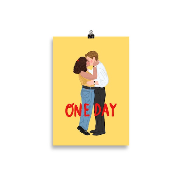 A4 One Day Print Illustration Poster