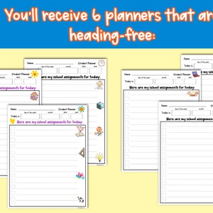 Printable Elementary Student Planner - Homeschool Student Planner ...
