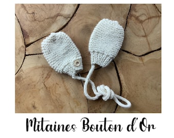 ベビーミトンの編み図