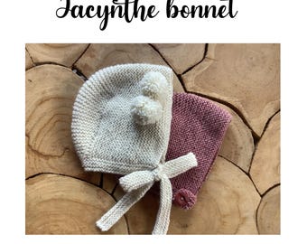 ベビーボンネットの編み図