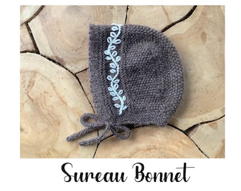 ベビーボンネットの編み図
