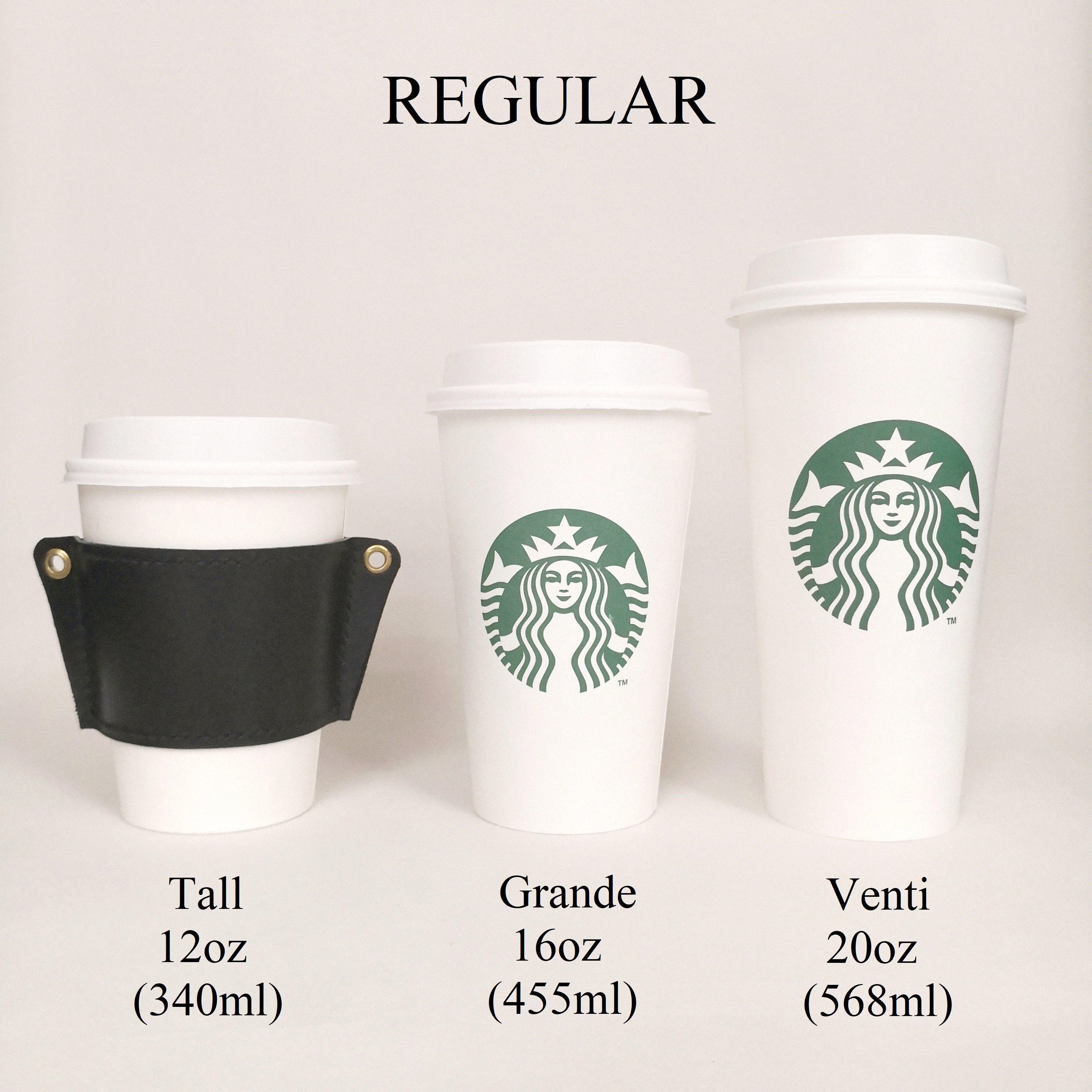 REUSABLE Leather Coffee Cupholder Handmade Cup Holder Sleeve Etsy