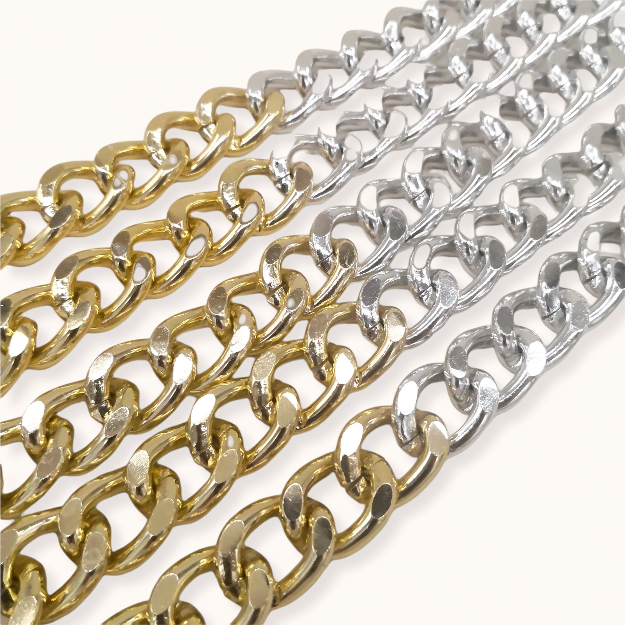 High Quality Chain, Extension Bag Chain Strap, Metal Extender Handbag  Strap, Purse Handle Replacement, Bronze Chain Golden Purse Strap Chain 