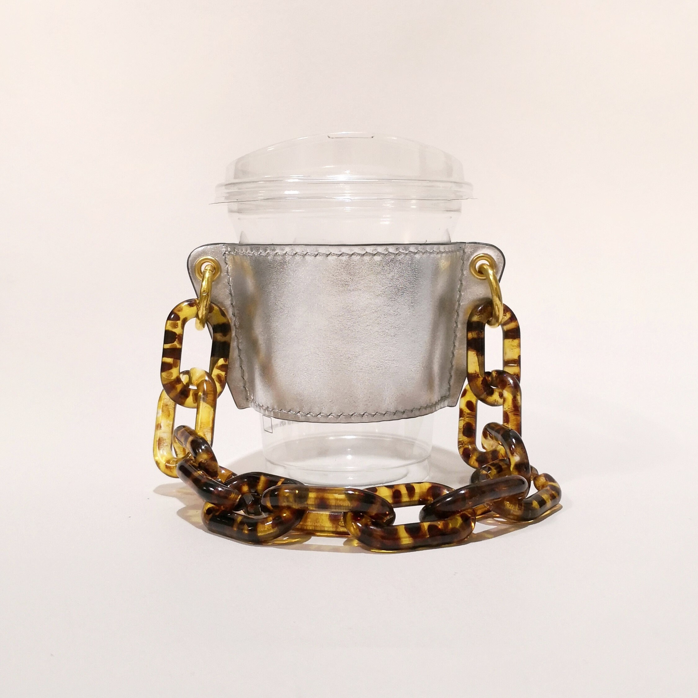 REUSABLE Leather Coffee Cupholder Handmade Cup Holder Sleeve Etsy