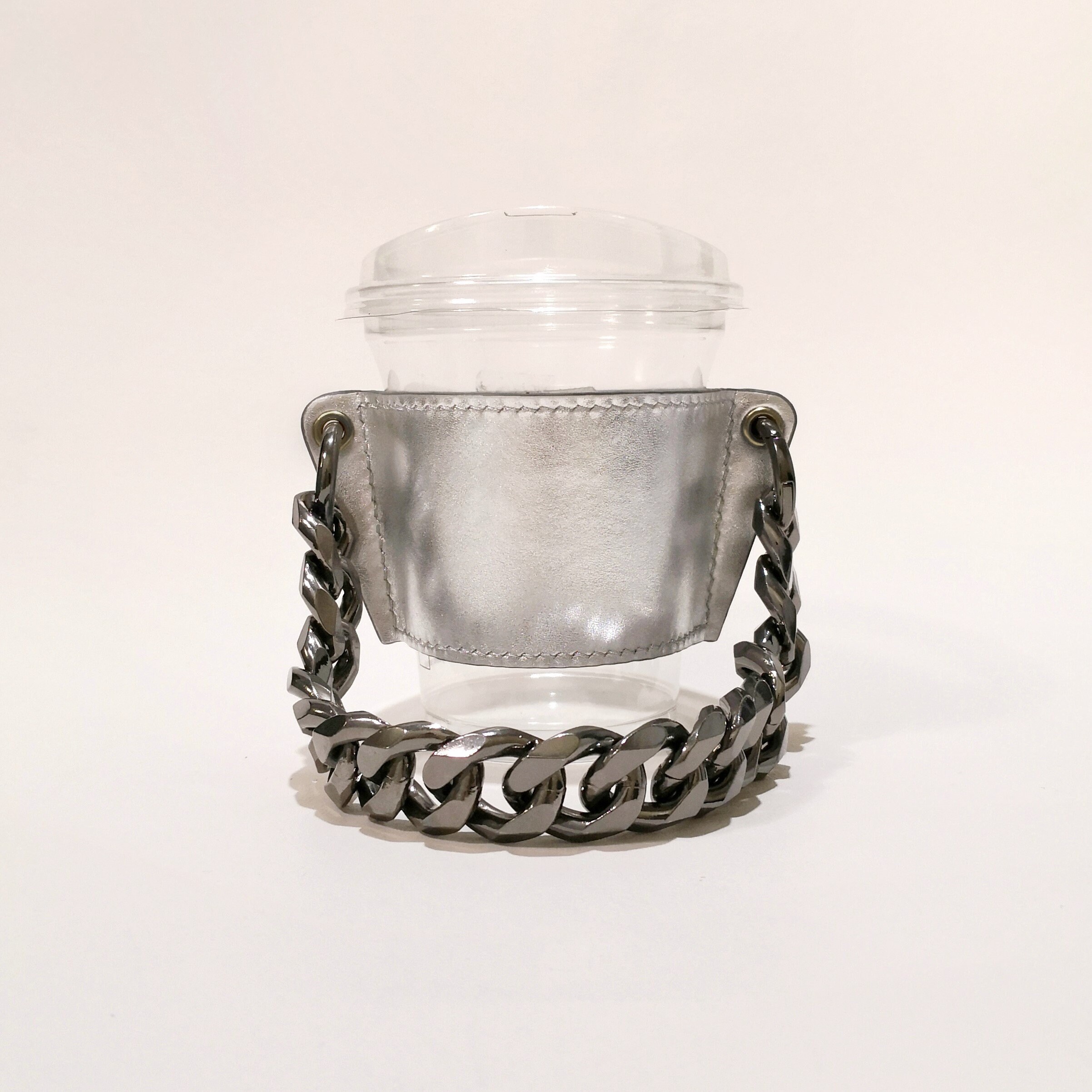 REUSABLE Leather Coffee Cupholder Handmade Cup Holder Sleeve Etsy