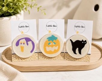 Halloween Sugar Cookie Glitter Badge Reel