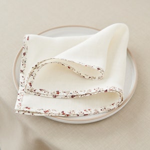 Organic Hemp Napkins, Natural White Serviettes, Eco-Friendly Table Linens, Pure Hemp Tableware, Sustainable Napkins