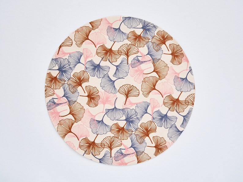 Modern Placemat Table Mat Designed Placemat Round Table Etsy