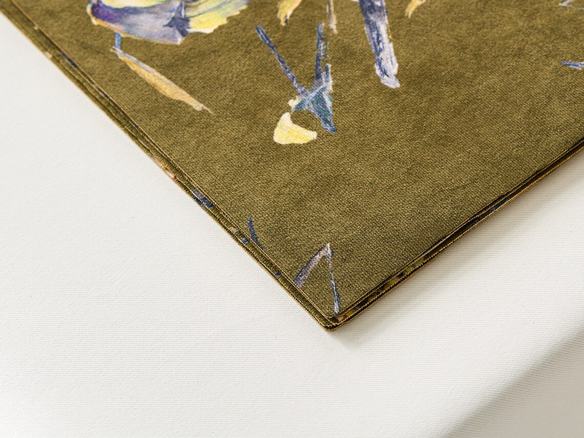 Moss green placemat square placemat table topper comedor Etsy España