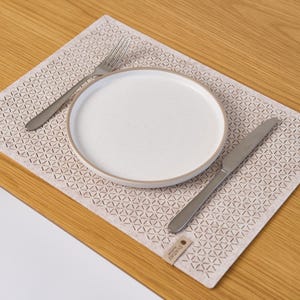 Rectangular Brown Tableplacemats - Felt Placemat, Felt Table Decorations, Felt Placemat STELLE