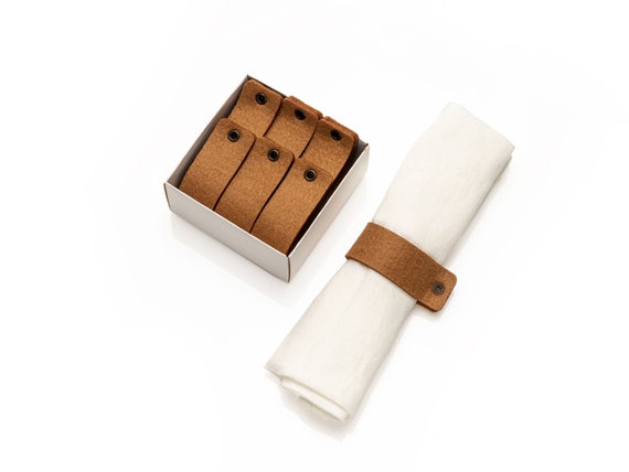 Felt Napkin Rings Set of Napkin Rings Grey brown black Color Rings for Napkins Linen Napkin Holder Housewarming Gift Etsy Canada