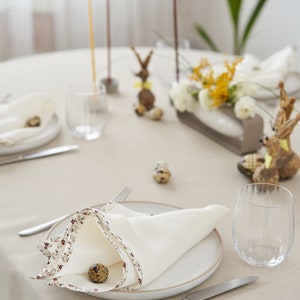 Fine Dining Linens, Hemp Textile Napkins, White Ceremony Napkins, Gourmet Dining Linens, Sustainable Wedding Napkins