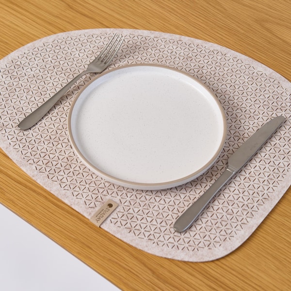 Leaf shaped placemats etsy