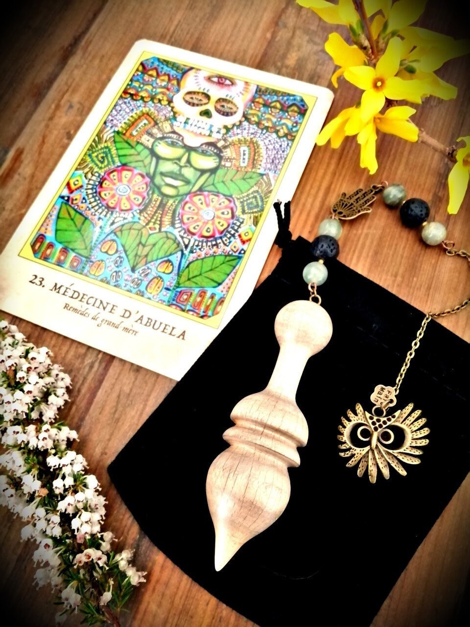 Pendule Bois de Hêtre Local