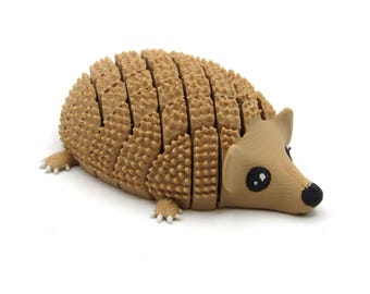 Articulated Hedgehog • Flexi Fidget Desk Pet