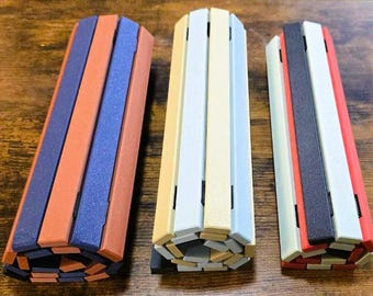 Flexible Slatted Mat | Minimalist Sofa Arm Tray, Table Protector (Custom Colors)