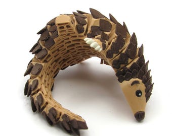 Articulated Baby Pangolin | Poseable Fidget Desk Toy