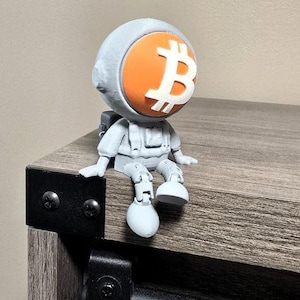 Astronauta Bitcoin / Piernas flexibles / ¡Lindo!
