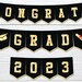 Congrats Grad Banner Printable Grad Party Decor for Boys or - Etsy