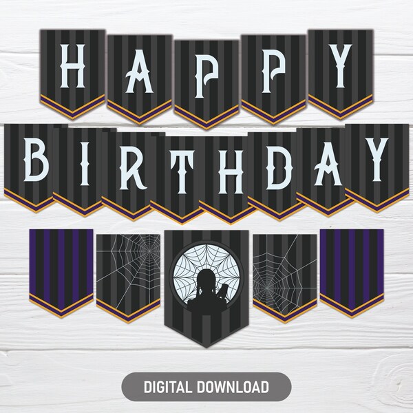 Personalised Supernatural Birthday Bunting / Banner – Winchester Brothers Theme, Orange & Multicoloured