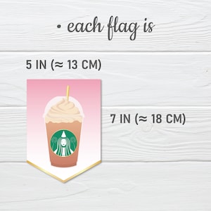Frappe Birthday Banner, Printable Coffee Party Decorations, Bday ...