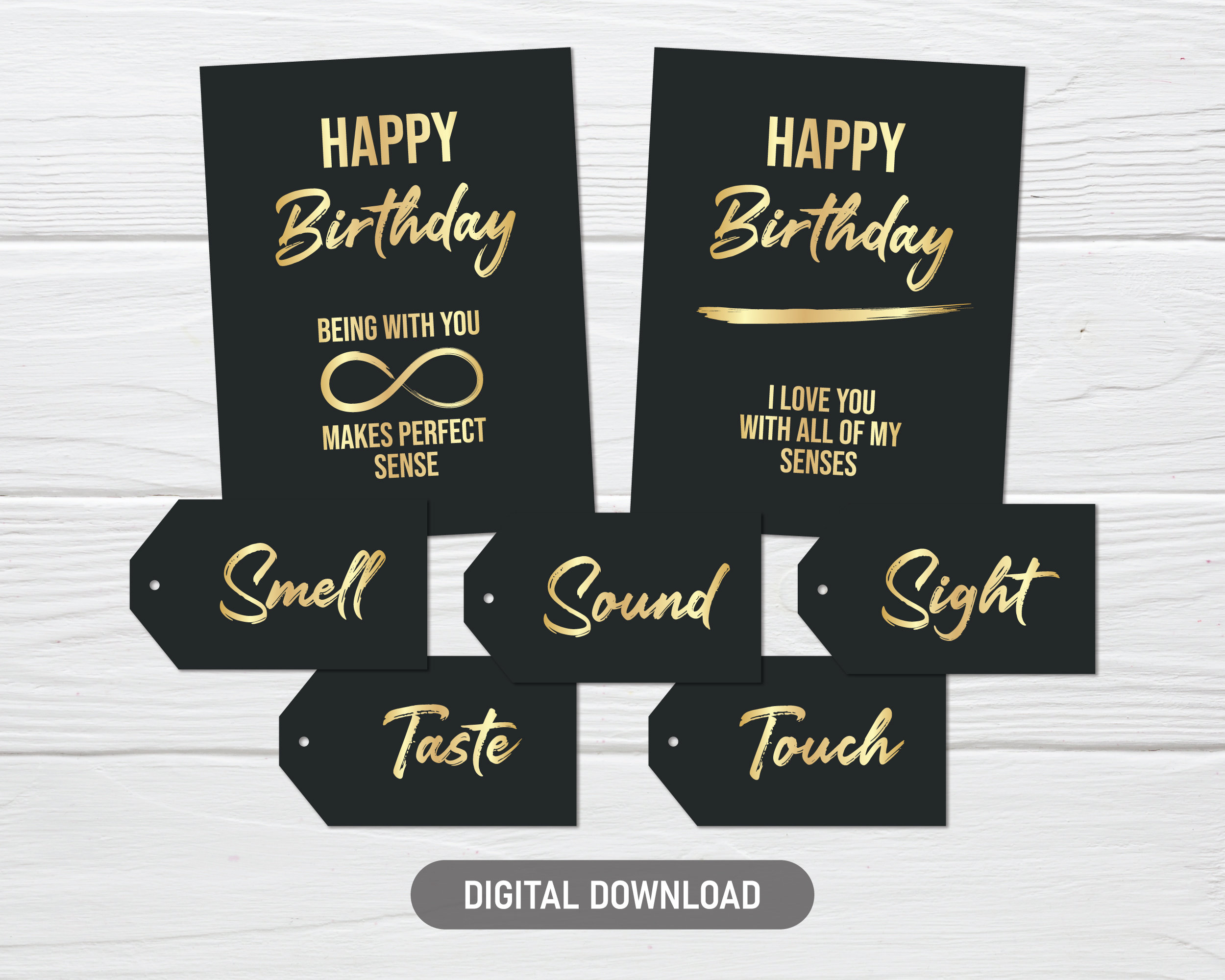 I love you with all of my senses, my version for my boyfriends birthday   Diy birthday gifts, Easy birthday gifts, Birthday gifts for boyfriend diy