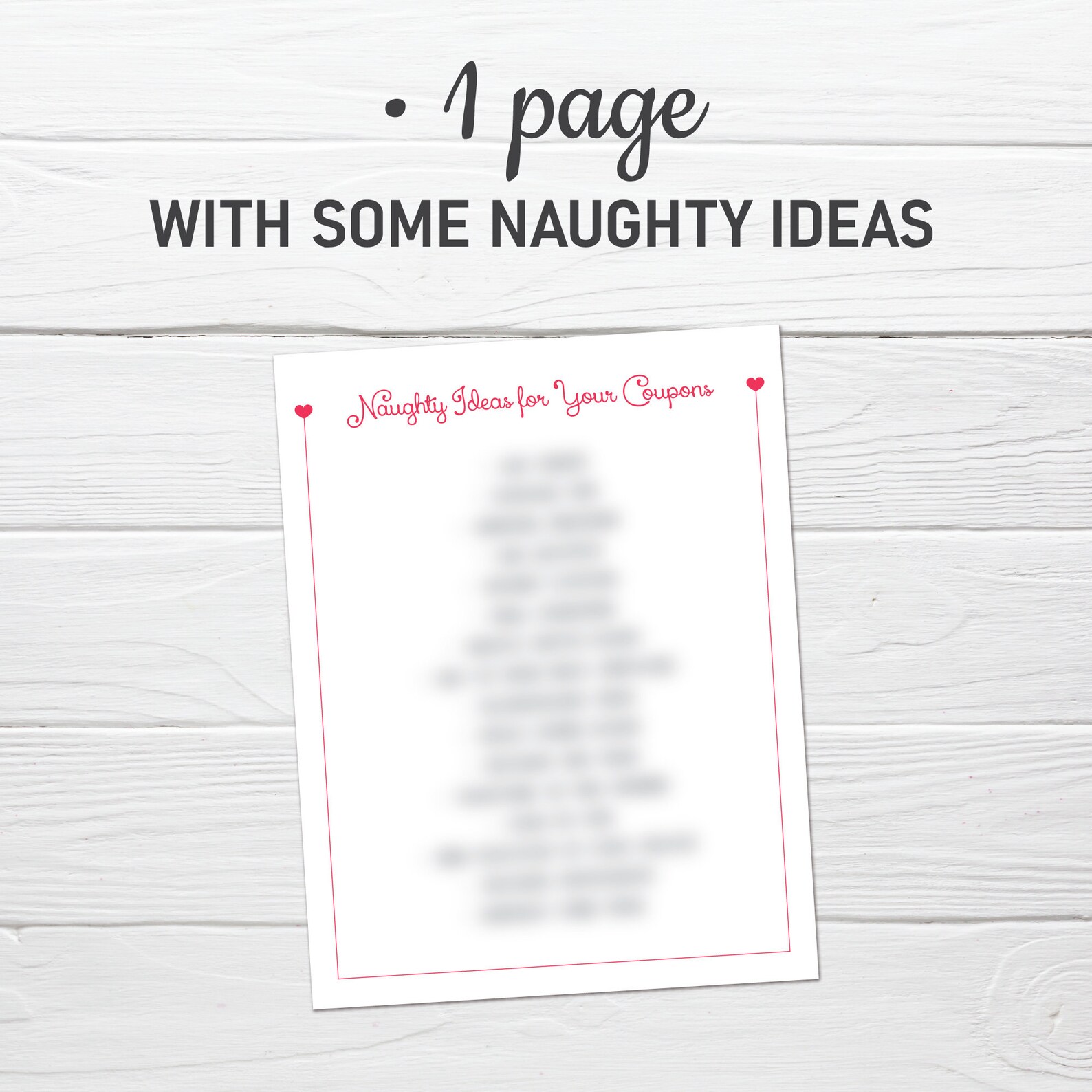 Naughty Coupon Book for Him Printable Couples Gift Love - Etsy