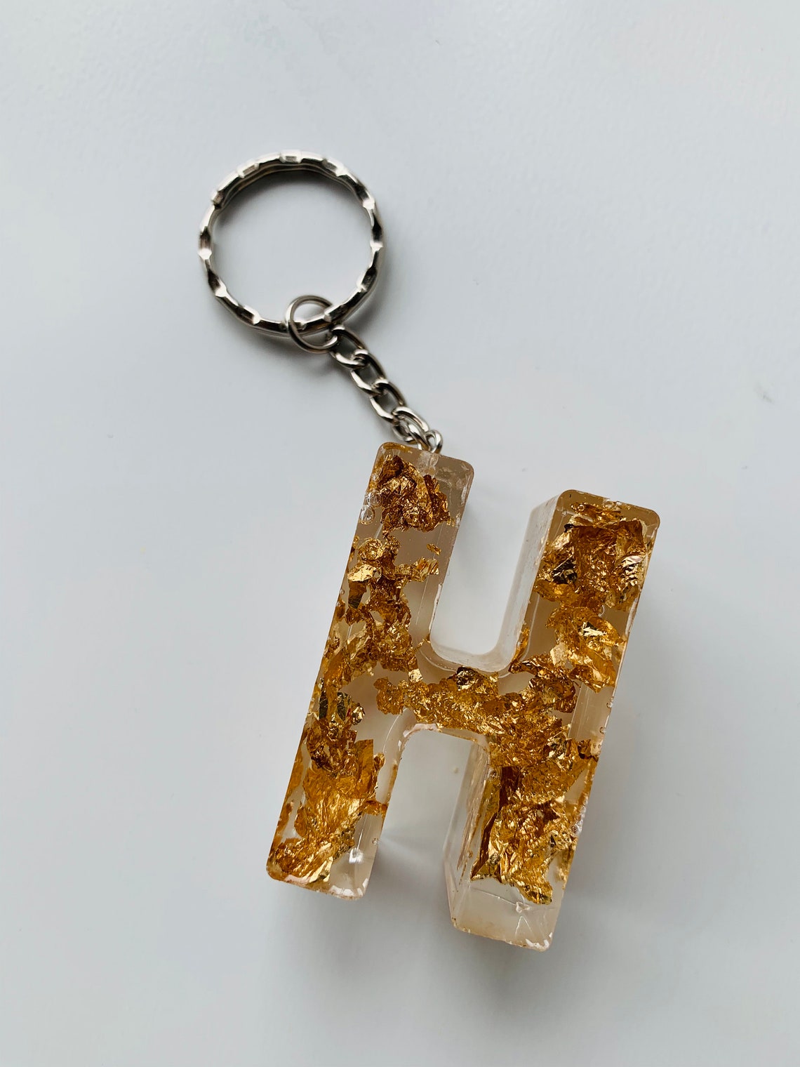 Personalised Letter Keyring Etsy