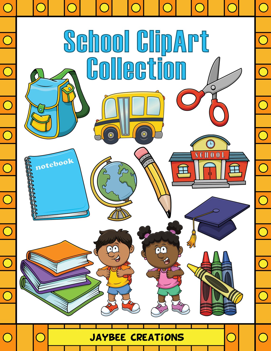 Schoolthemed Clipart Etsy