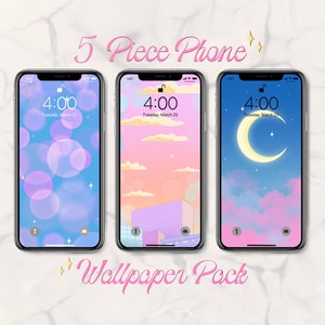 Cute Anime Wallpaper Pack - 5 Phone Wallpapers