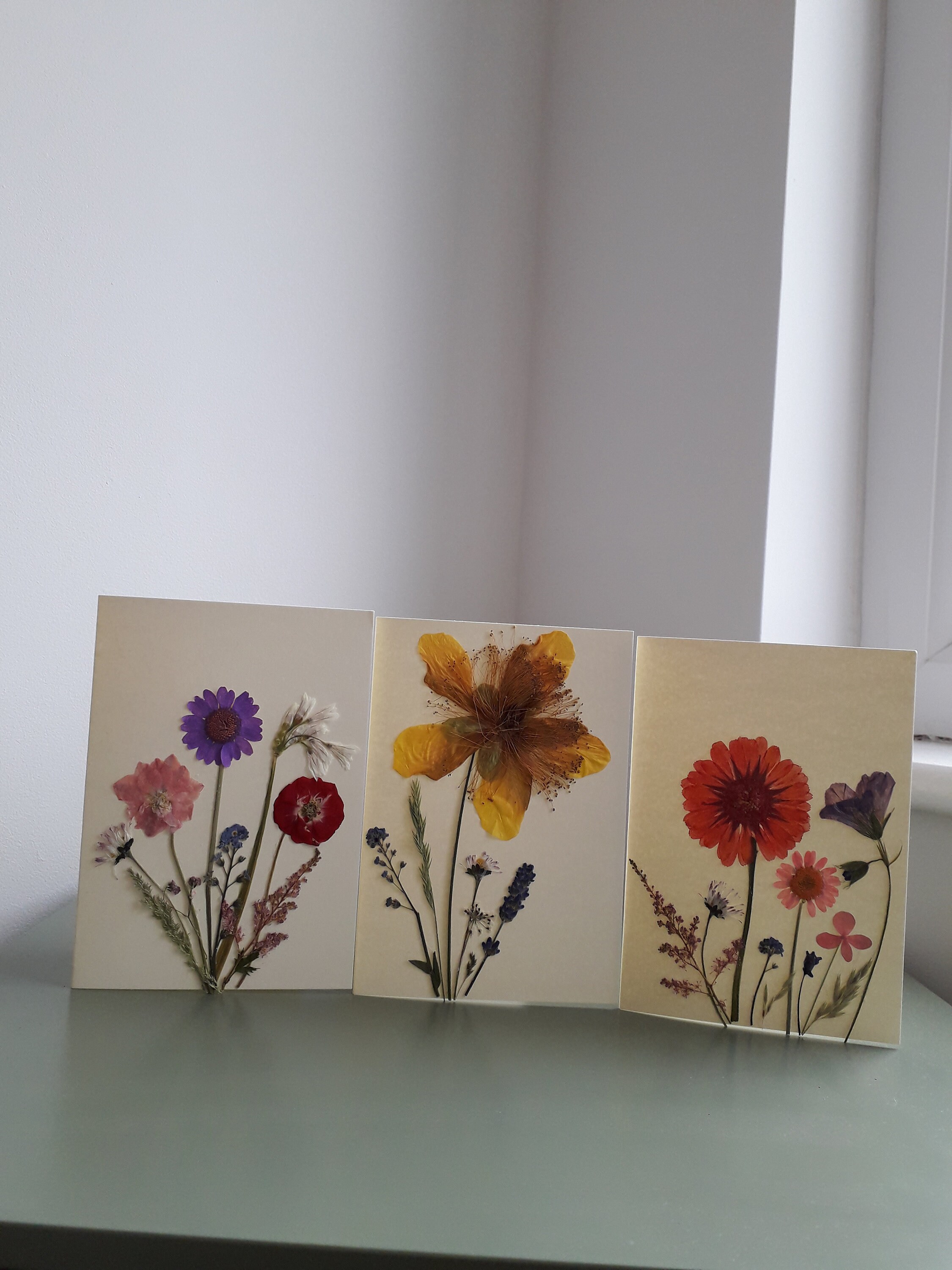 Flower Cards Etsy