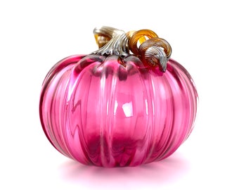 Medium Glass Pumpkin - 5.5” - Wine