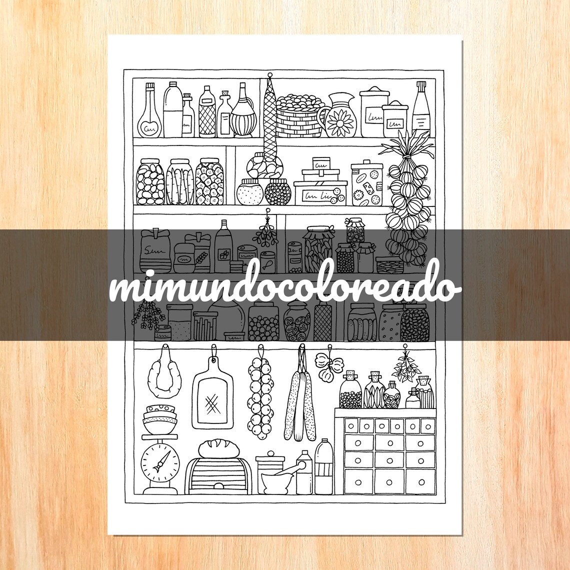 food-coloring-page-pantry-coloring-page-food-coloring-etsy