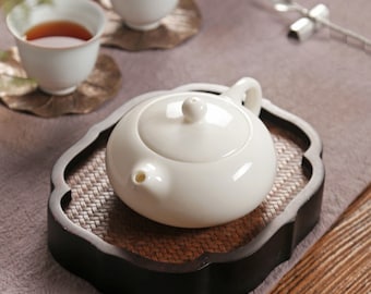 Jingdezhen Ware Süße weiße Porzellan Teekanne im klassischen XSHI Stil/minimalistische chinesische Kung Fu Teekanne/orientalische traditionelle Teekanne