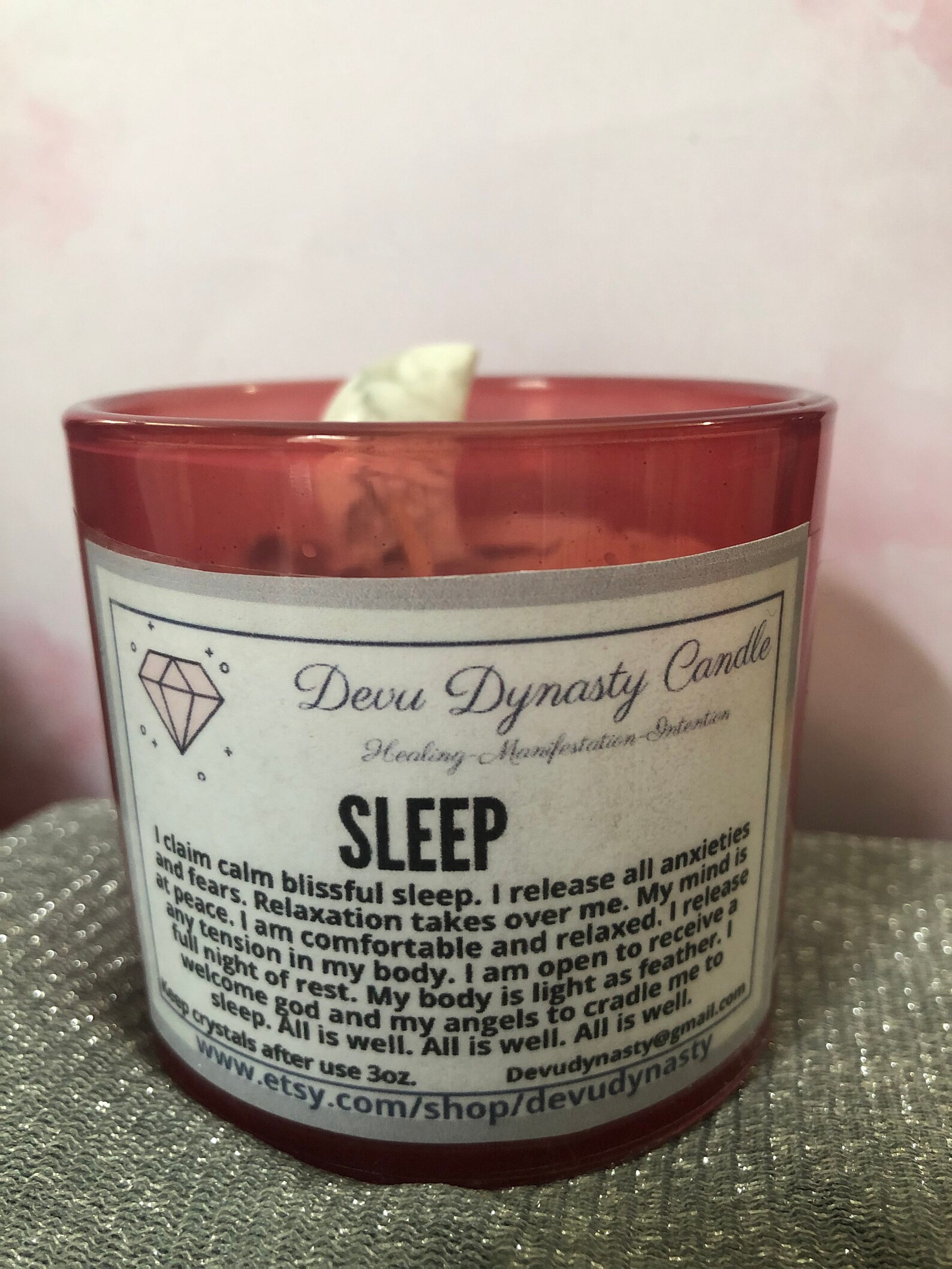SLEEP CANDLE Etsy