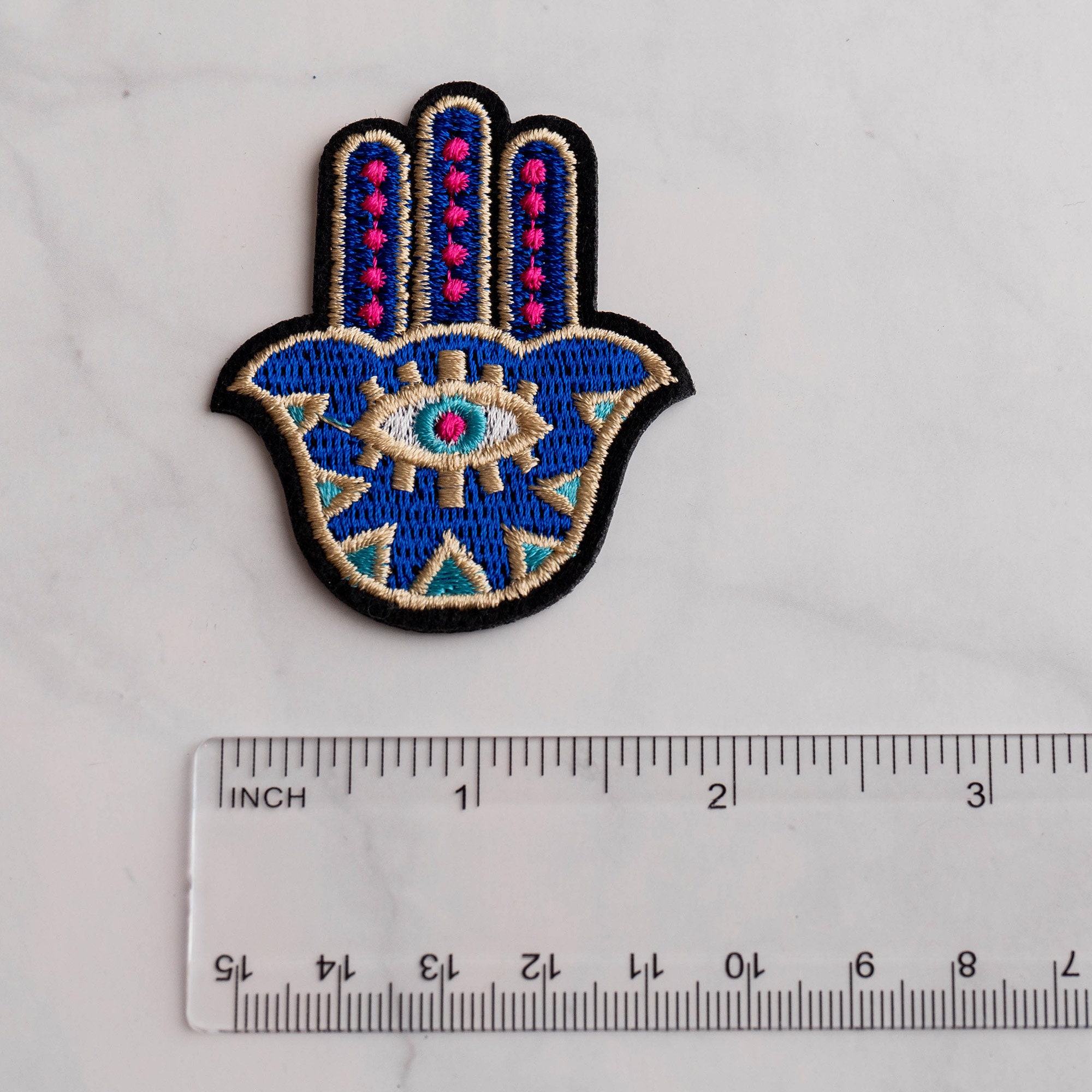 Hamsa Evil Eye Patch Embroidered Iron on Patchcool - Etsy