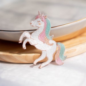 Unicorn Patch, Embroidered Iron On Patch,Cool Patches,Message, Embroidery Patch,High quality Patch