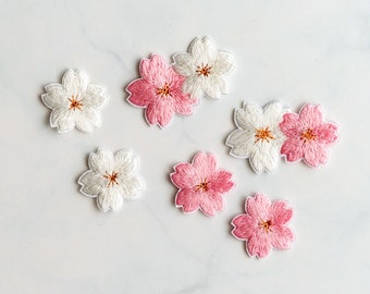 Parche Little Sakura, parche bordado termoadhesivo, parches geniales, parche bordado, parche de alta calidad