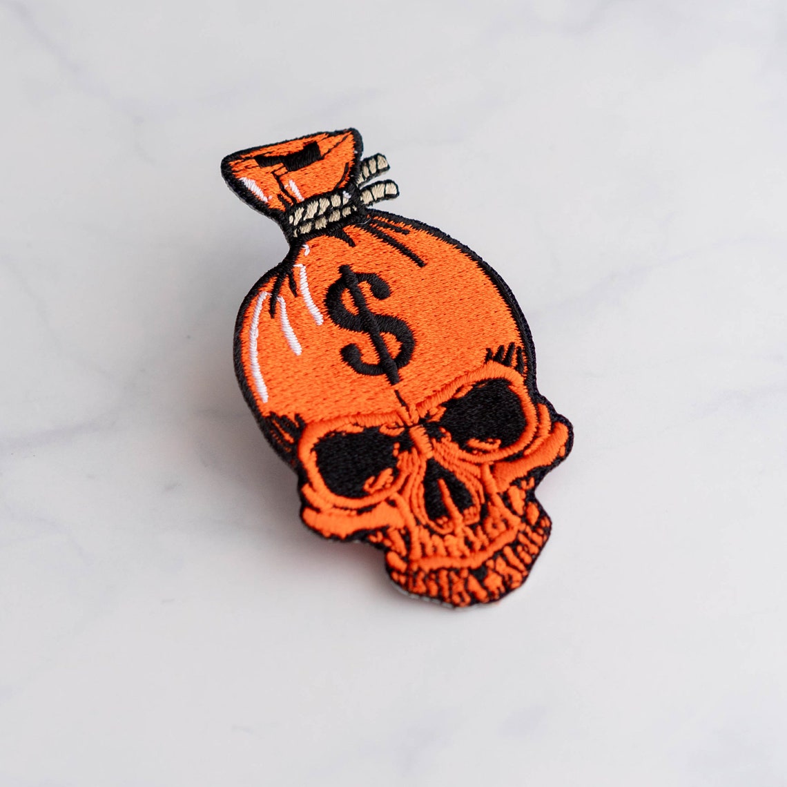 Money Bag Skull Patch Dollar Patch Cool Patch Funny Patch Etsy