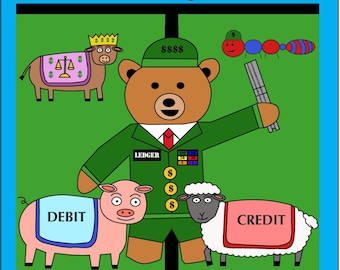 General Ledger and the Kingdom of Balance Accounting Children's Board Book