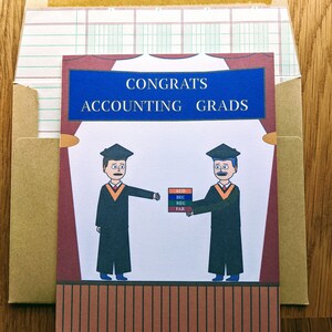 Tarjeta de graduación de contabilidad - Preparación del examen CPA
