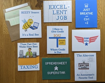 Accountant Encouragement Greeting Card 8-Pack