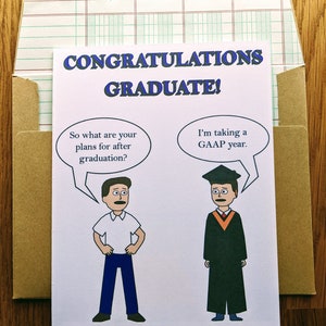 Accounting Afstudeerkaart GAAP Jaar