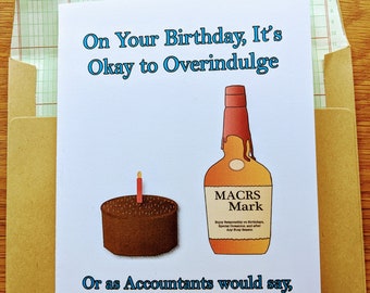 Accountant Birthday MACRS Mark