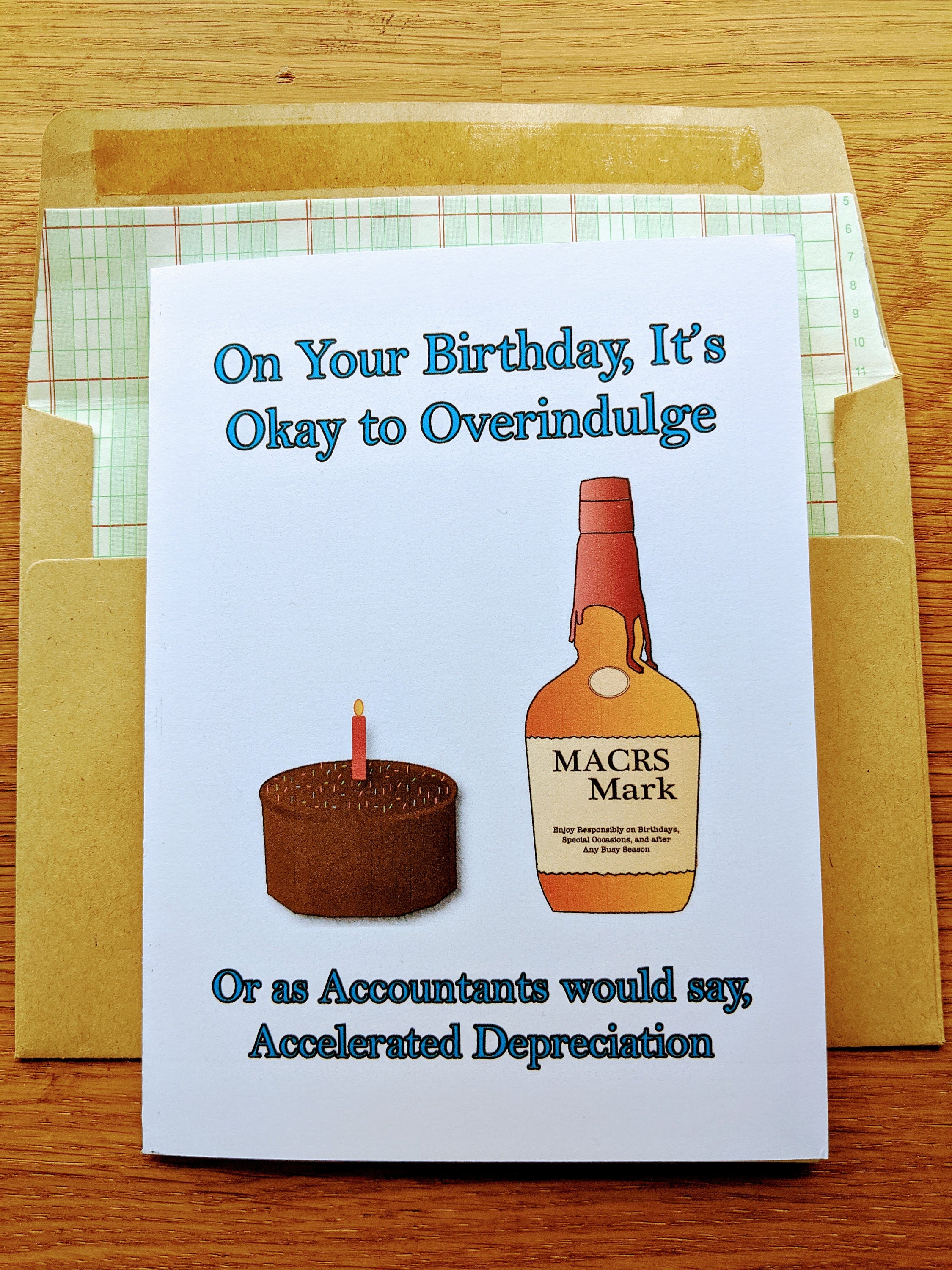 Buchhalter Geburtstag MACRS Mark Etsy.de