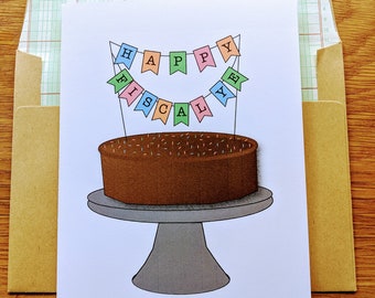 Happy Fiscal Year End Accounting Birthday Card