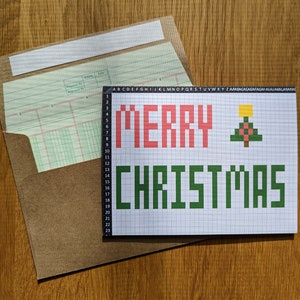 Buon Natale - Foglio di calcolo - Cartolina di auguri contabile