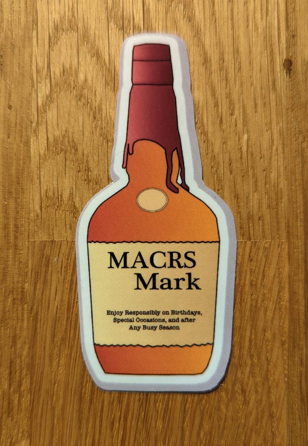 Moracks Sticker Sticker - MACRS Mark - Etsy