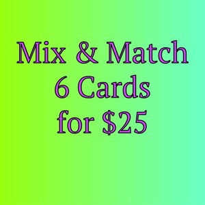 Mix and Match - 6 carte per 25