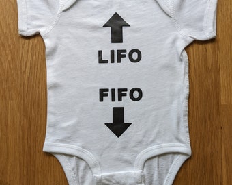 Buchführung Baby LIFO FIFO Onesie